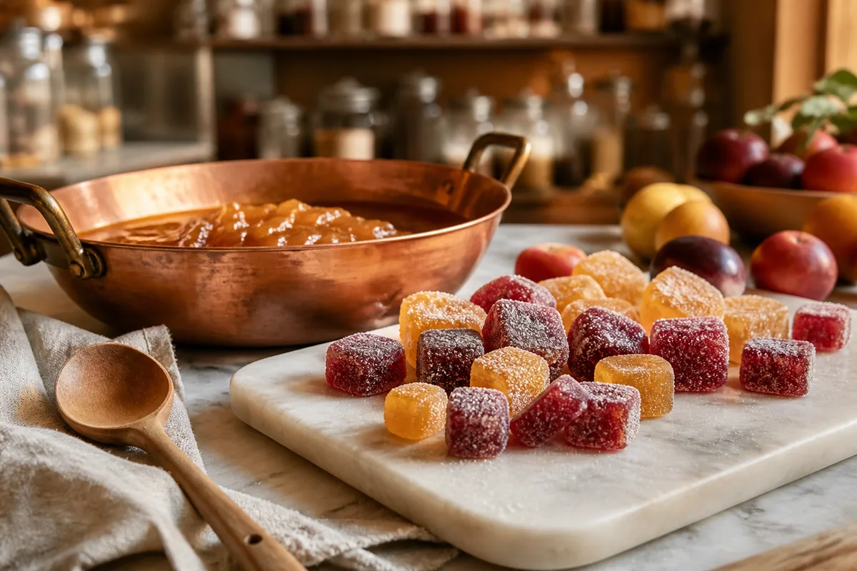 Pâtes de fruits maison : fruits, pectine et séchage